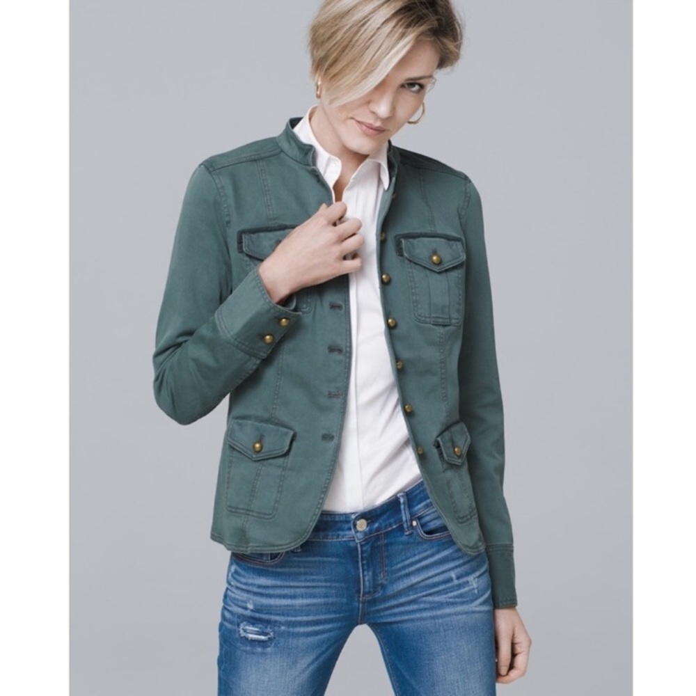 White House Black Market Military Jacket